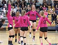 Lady Bucks knock off Indians in four sets