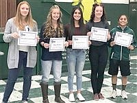 BMHS girls soccer team celebrates year with banquet