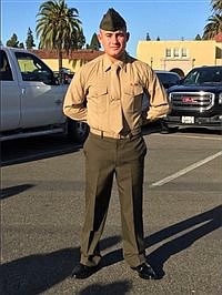 Battle Mountain  native becomes Marine