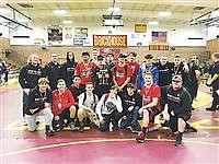 Pershing wrestlers walk off with first-place trophy