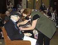 A Veterans Day celebration at Aegis Living Madison