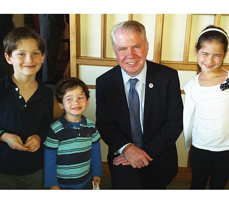 Meeting the mayor