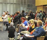 Public hearing explodes over mayor’s budget 