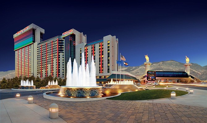 Exterior view of the Atlantis Casino Resort Spa in Reno.