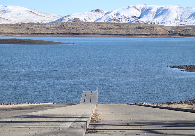 Lahontan Reservoir is benefitting from the latest round of storms that increased the water content in the Sierra Nevada.