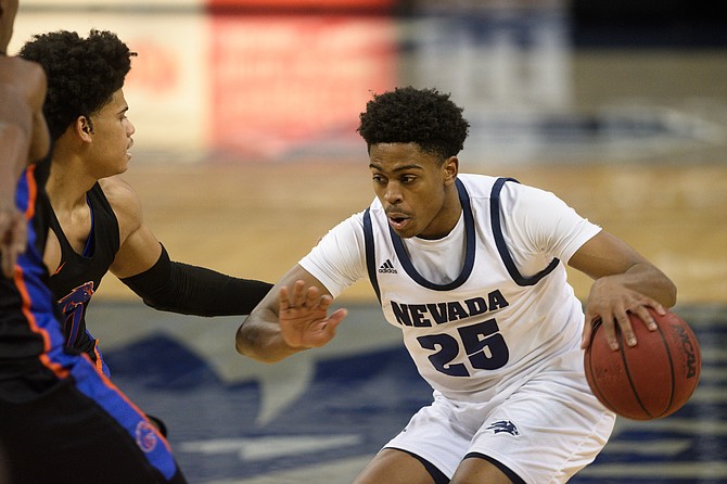 Nevada’s Grant Sherfield was named Mountain West Player of the Week after the Pack swept Boise State. (Photo: University of Nevada)