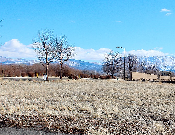 The site of a 130-unit senior living facility in Minden next to Carson Tahoe Hospital's clinic.