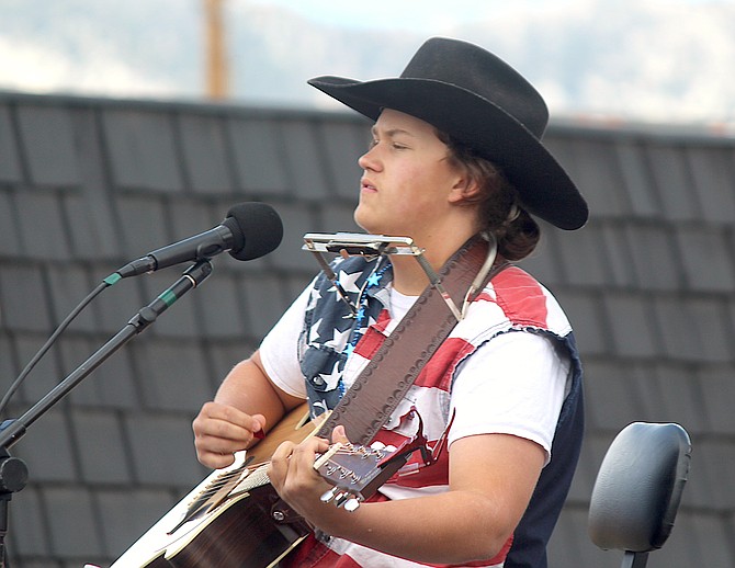 Jakota Waas performs in the 2020 Carson Valley Days Parade