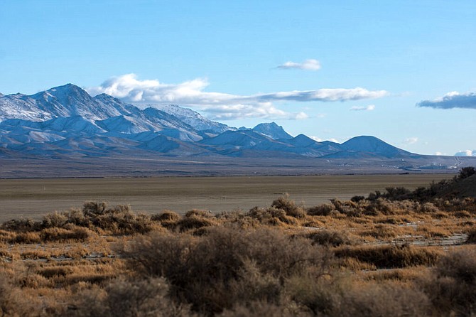 The Black Rock Desert on Dec. 31, 2020. Blockchains LLC purchased water rights in a nearby groundwater basin about 100 miles from its land in and around the Tahoe Reno Industrial Center.