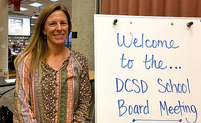 Heather Jackson was appointed to the Douglas County School Board on Tuesday.