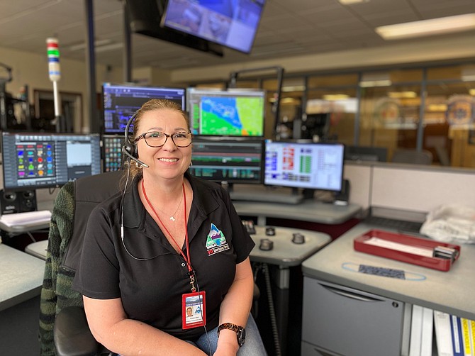 Emergency Dispatcher Kristin Oilar