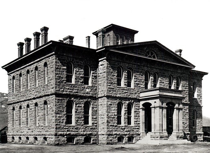 The Carson City Mint in 1866.