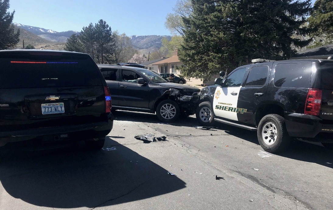 Woman Arrested After Demolition Derby With Stolen Vehicle In Carson