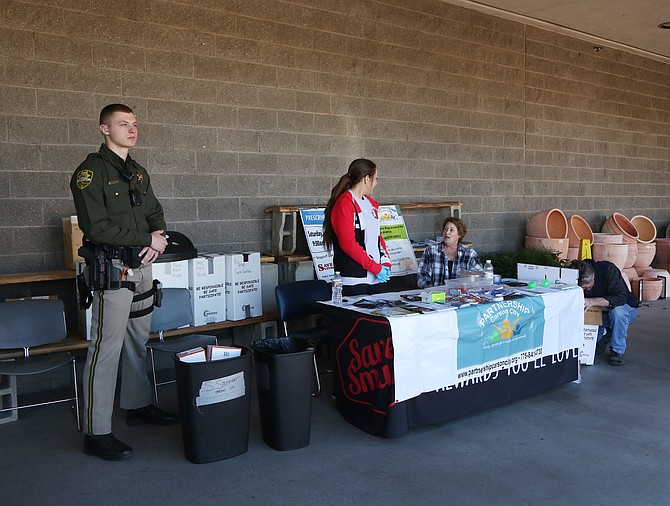 Residents drop off unused medications during a previous Partnership Carson City Drug Roundup. (Photo: Jim Grant/Nevada Momentum)