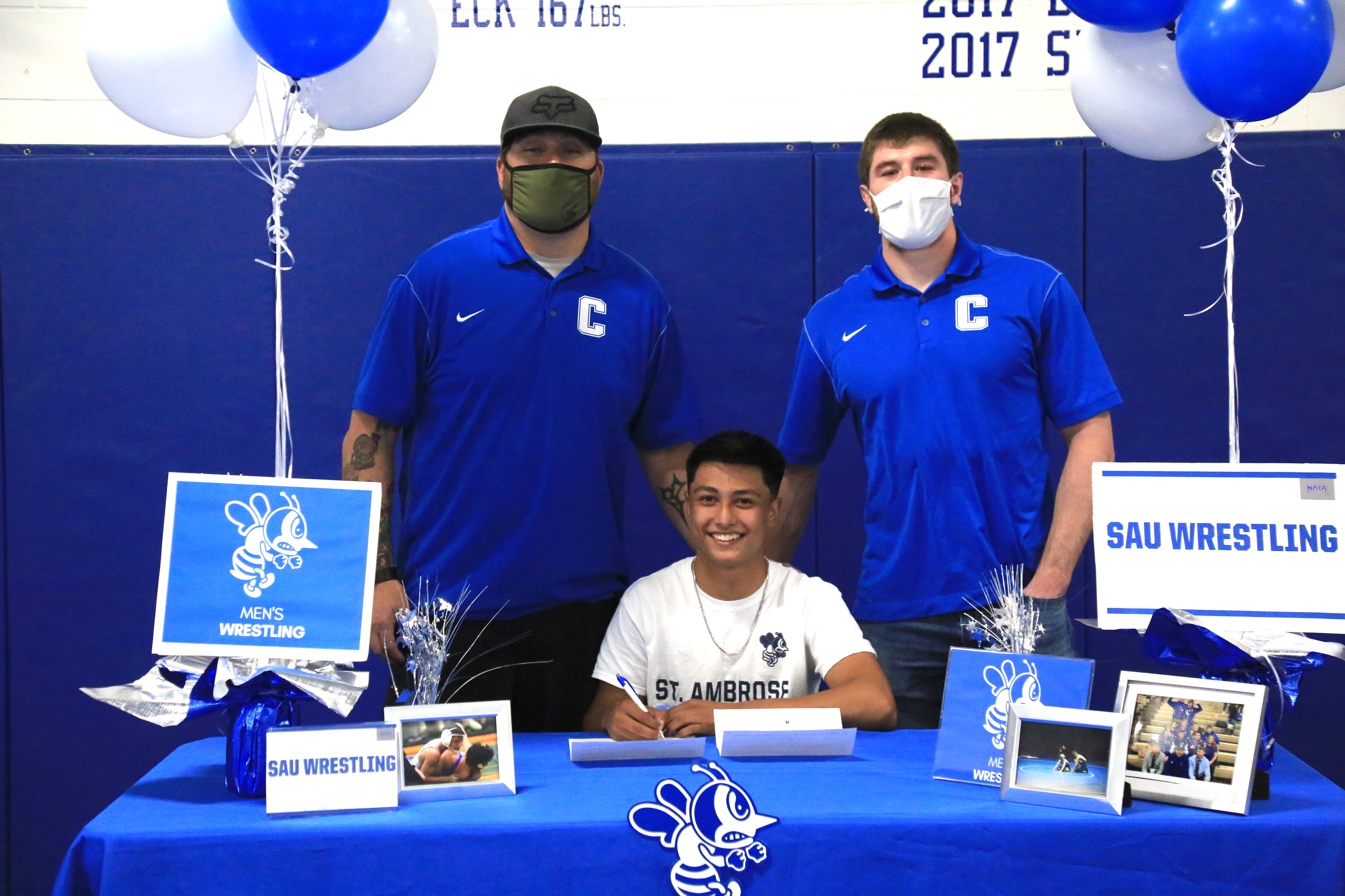 Vega inks commitment to wrestle at St. Ambrose - Vimarsana News