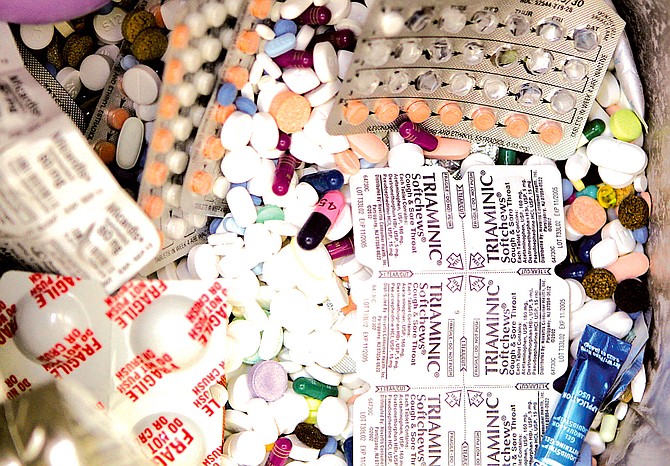 A prescription drug take-back day is April 24.