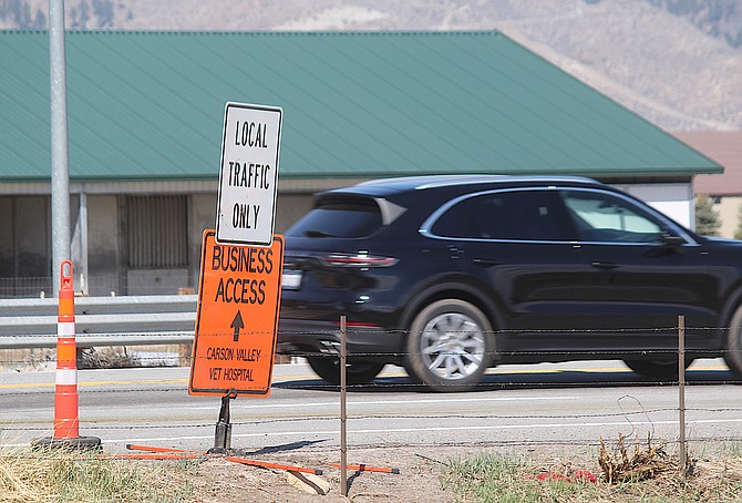 While Highway 88 will be closed at Waterloo Lane and the roundabout just south of Minden this weekend and next, people will still be able to reach Carson Valley Veterinarian Hospital and the Dangberg Home Ranch.