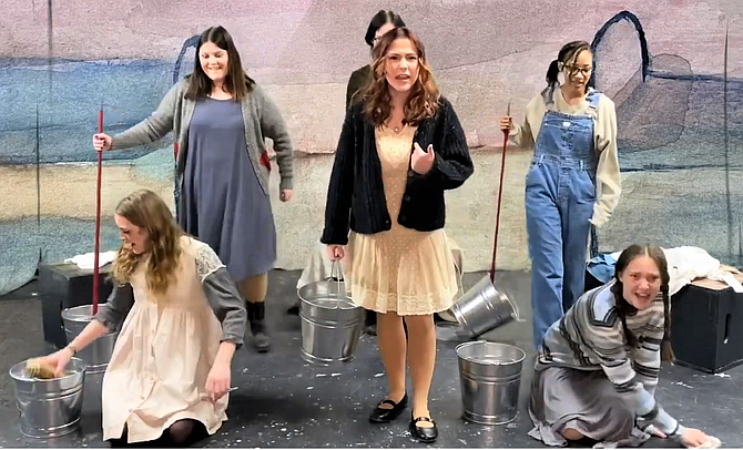 CHS Theatre Arts students produce and perform Annie online on demand.