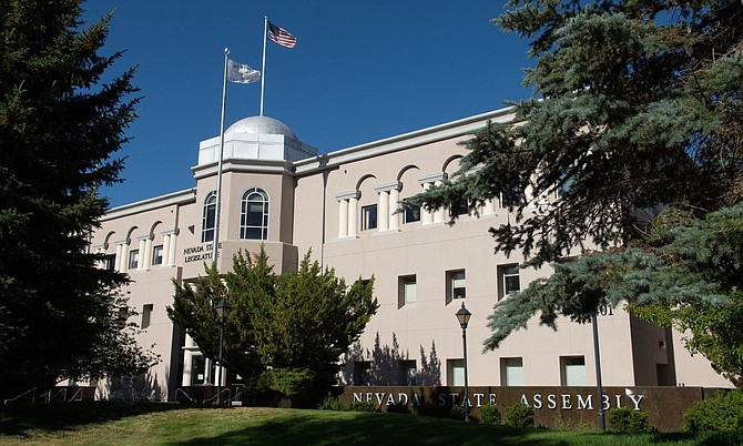 The Nevada Legislature Building in Carson City on Tuesday, July 14, 2020.
