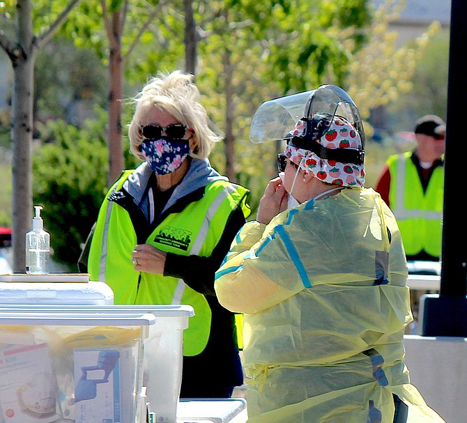 Community coronavirus testing on May 19 barely drew two-dozen people, organizers said.