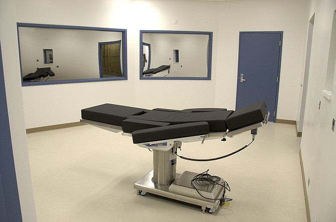 The execution chamber at Ely State Prison is shown Nov. 10, 2016 just after completion. (Photo: Nevada Department of Corrections via AP, file)