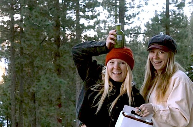 Maea Wistrom (left) and Emme Wistrom invested three years in planning EverGreens Juicery before finally making their dreams into reality in 2019.