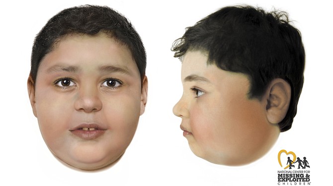 These artist's renderings created by the National Center for Missing and Exploited Children depict a slain boy believed to be between the ages of 8 and 10 whose body was found May 28 off a hiking trail between Las Vegas and Pahrump. (Photo: Las Vegas Metropolitan Police Department via AP)