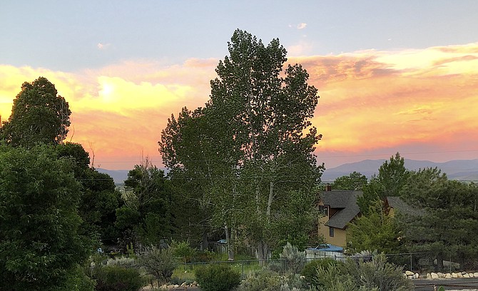 Foothill resident Margaret Pross took this photo of Friday's sunset.