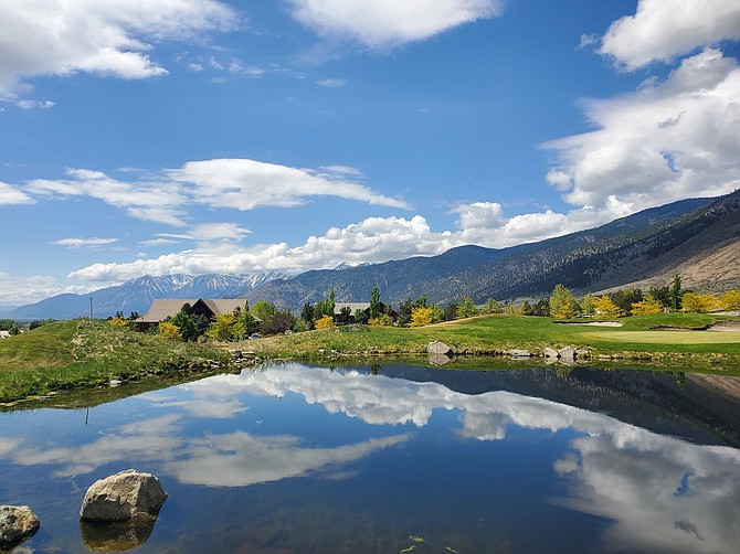 Jeanette Dunham took this photo from the Genoa Lakes Ranch Course on Sunday while walking her dog, Lola.