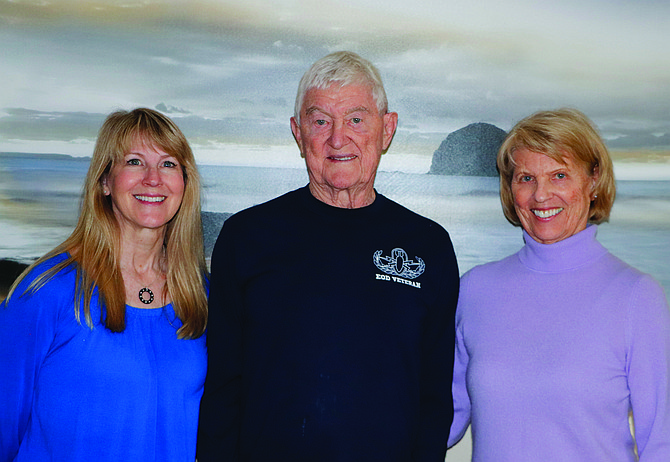 From left, Jayna, Jim and Nancy Conkey have made significant contributions to Western Nevada College over the years.