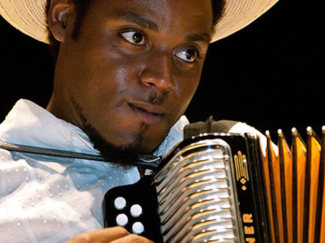 A concert in the park: Cedric Watson & Bijou Creole play in Fallon on Saturday.