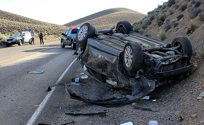 A woman was killed in a rollover on Highway 208 near the Douglas County line on Saturday