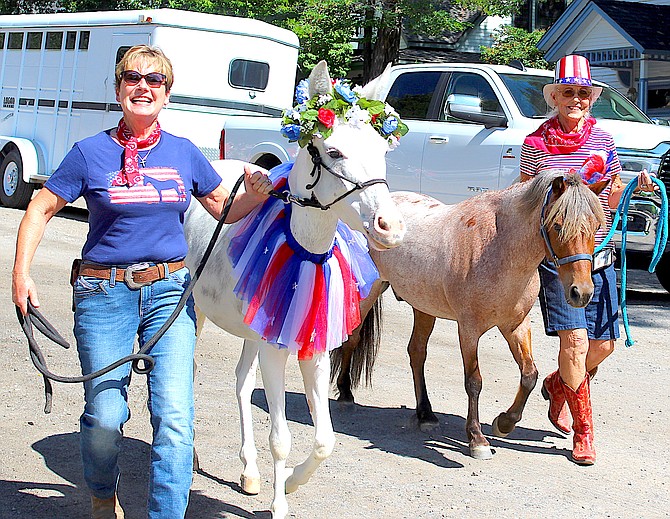 Buttercup the horse and friends participated in the Genoa Pet Parade on Sunday.