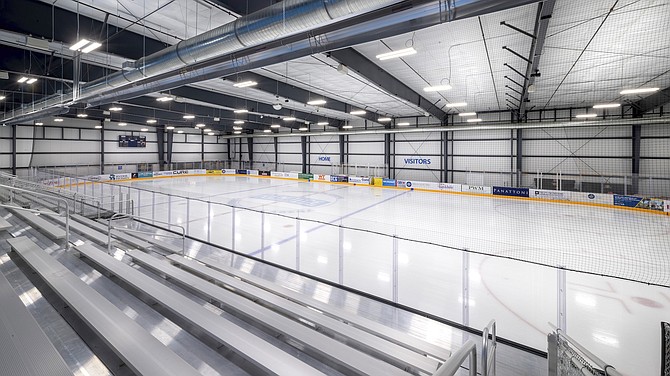 A look inside the Jennifer M. O’Neal Community Ice Arena, which opened in January at 15500 Wedge Parkway in Reno.