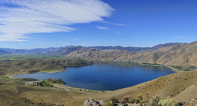 John Flaherty said Topaz Lake is down to 81 feet, which is just 2 feet higher than it was in January before the spring runoff. It was relatively placid through the earthquake with boaters out recreating on Thursday evening.