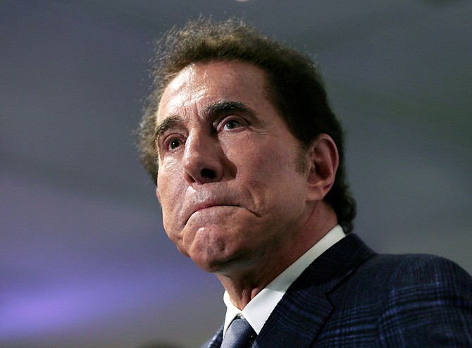 Steve Wynn at a news conference in Medford, Mass., on March 15, 2016. (AP Photo/Charles Krupa, File)