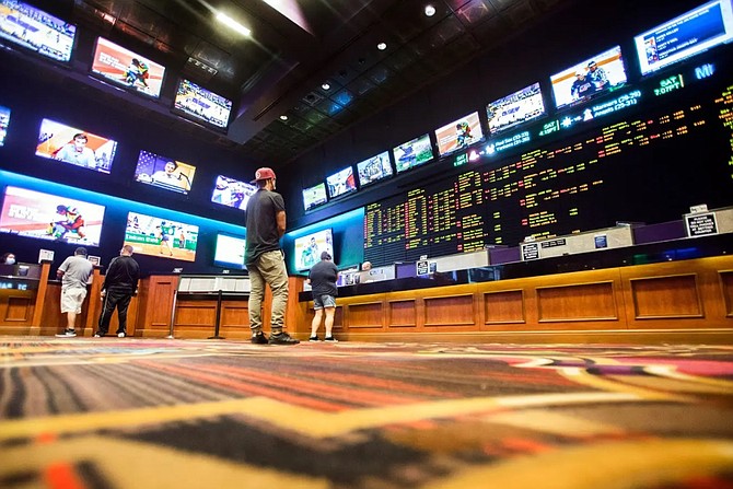 The Orleans Race and Sportsbook in Las Vegas on Friday, June 4, 2021.