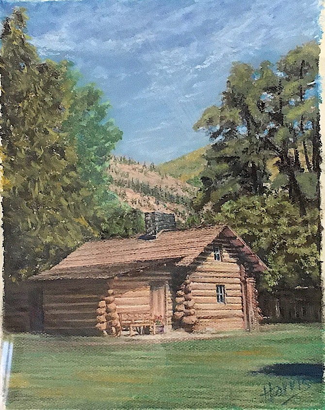 East Fork Gallery artist Mark Harris' painting of the inside of the Stockade at Mormon Station State Historic Park was selected for this year's Candy Dance poster.