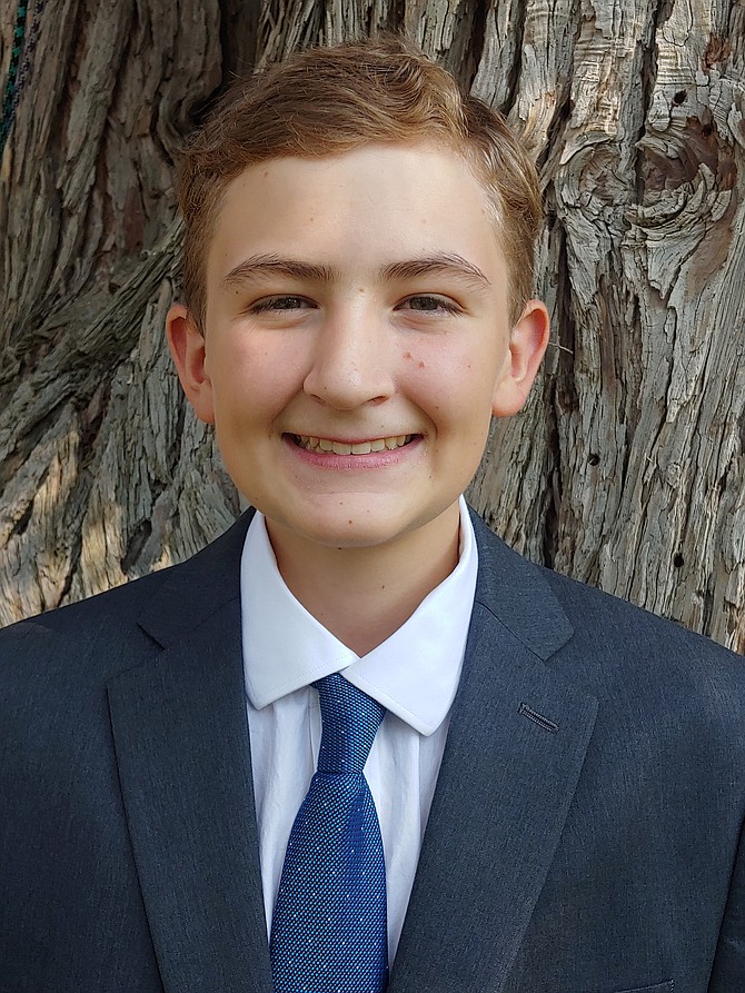 Joseph Seddon, Sierra Lutheran High School sophomore, represents District 17 in the Nevada Youth Legislature.