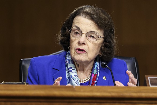 California U.S. Sen. Dianne Feinstein shown April 20, 2021. (Photo: Associated Press)