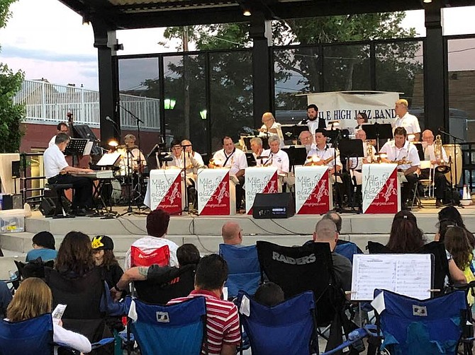 Mile High Jazz Band performing for Jazz & Beyond in 2018.