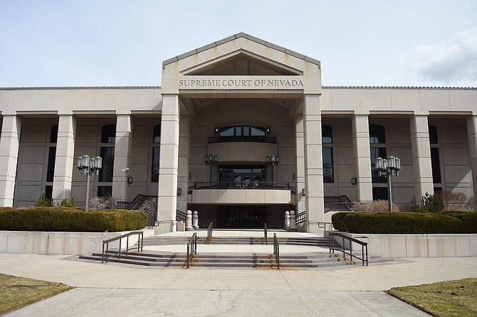 The Nevada Supreme Court building Monday, March 4, 2019.