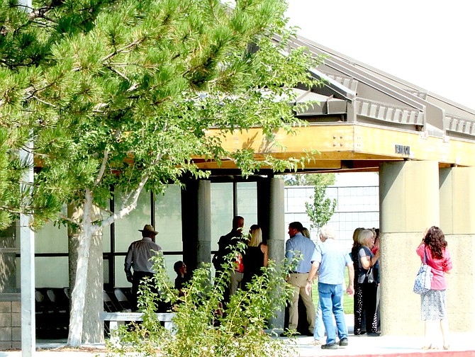 One of the capital improvements announced by the Nevada Department of Veterans Services is to renovate the pavilion at the Northern Nevada Veterans Memorial Cemetery.