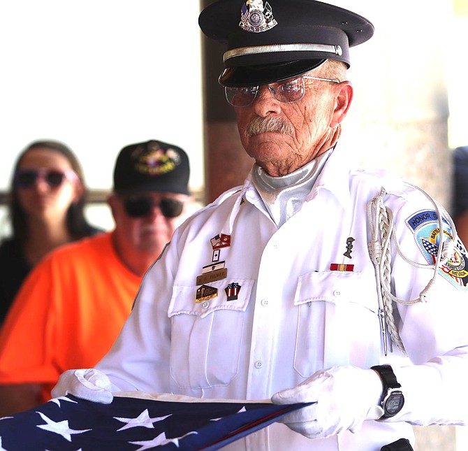 A candlelight vigil is planned for Monday night at 7 p.m. for Brett Palmer, the president of the Nevada Veterans Coalition who died on Aug. 23.