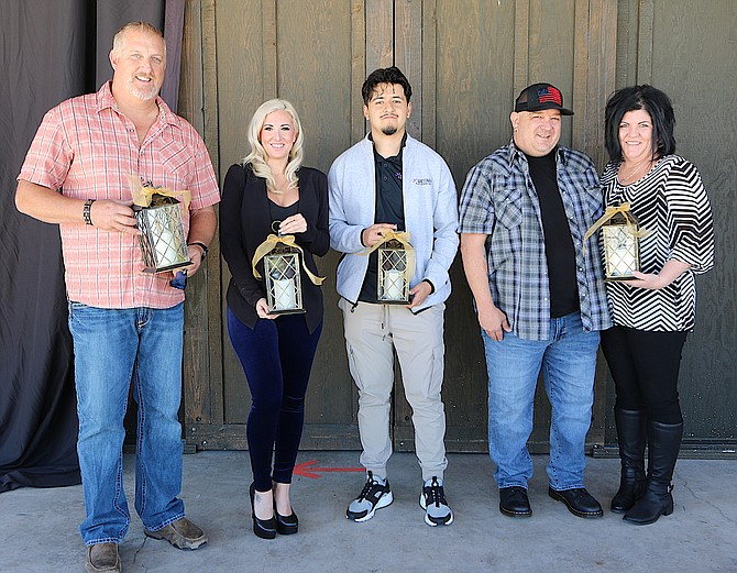 Spotlight winners Keith Hart, Tiffany Sargent, Mario Lobatos, Ben and Amber Larimer