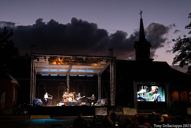 The Eric Henry Andersen Band performed at the Levitt AMP Concert Series through the Brewery Arts Center in summer 2021.