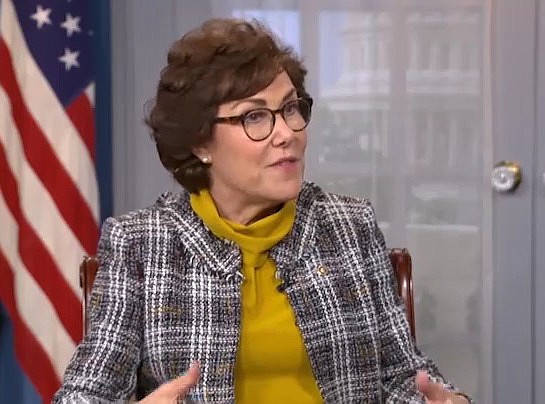 U.S. Sen. Jacky Rosen during her appearance on Nevada Newsmakers, which aired Oct. 5, 2021.