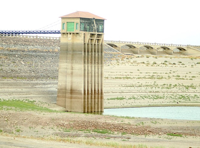 The Lahontan Reservoir is slightly above 6,000 acre-feet of water.