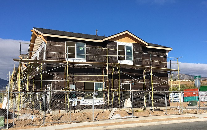 Work on new homes is under way along Vista Grande in Indian Hills.