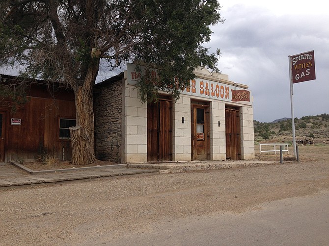 While no longer open, the Ore House Saloon in the central Nevada mining town of Ione is one of the many historic buildings still found in the town.